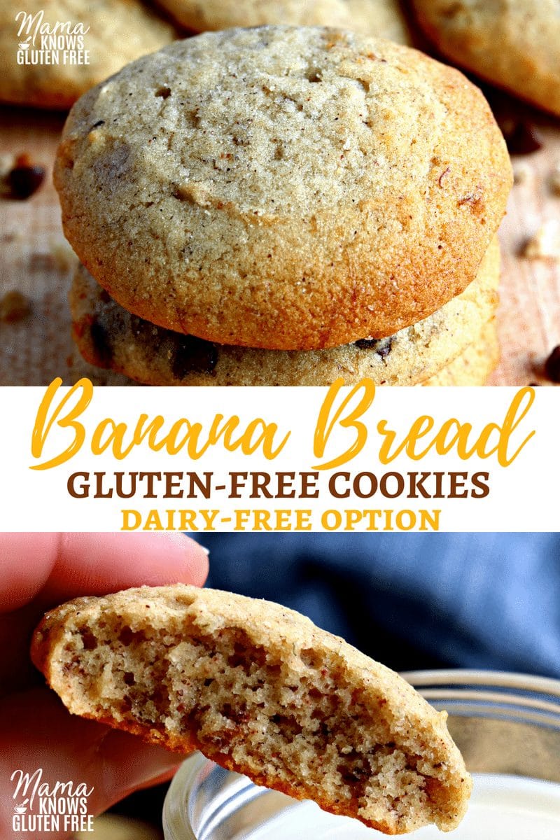 gluten-free banana bread cookies