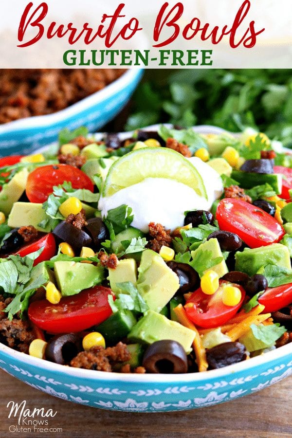 gluten-free burrito bowls