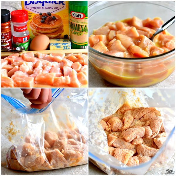 gluten-free homemade chicken nuggets recipe steps