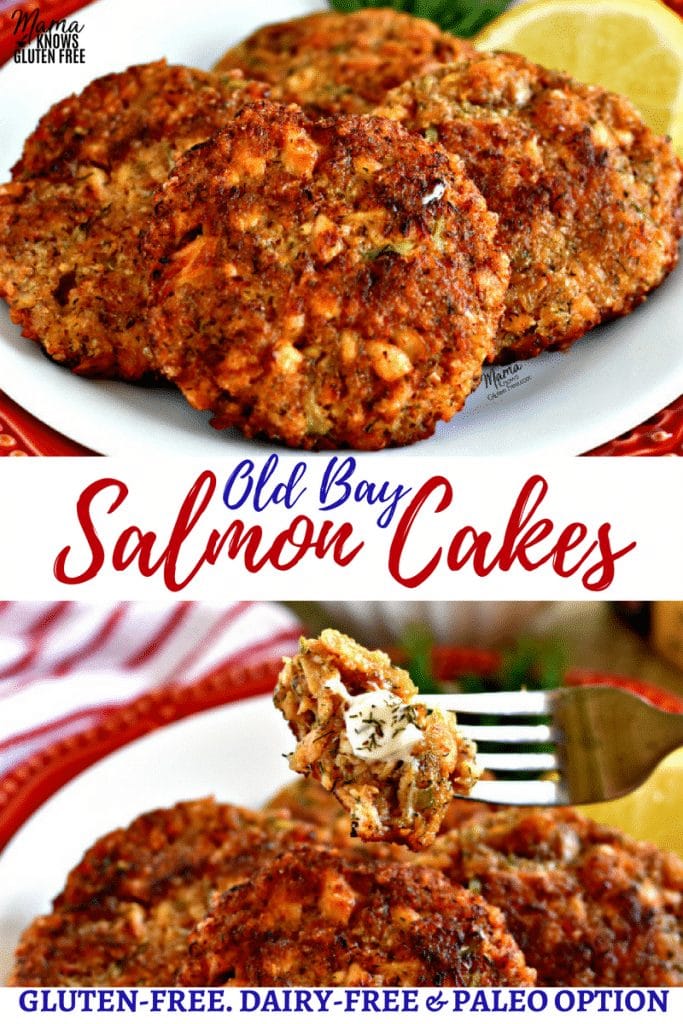 gluten-free salmon cakes