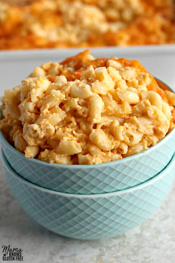 Gluten Free Southern Baked Macaroni And Cheese Mama Knows Gluten