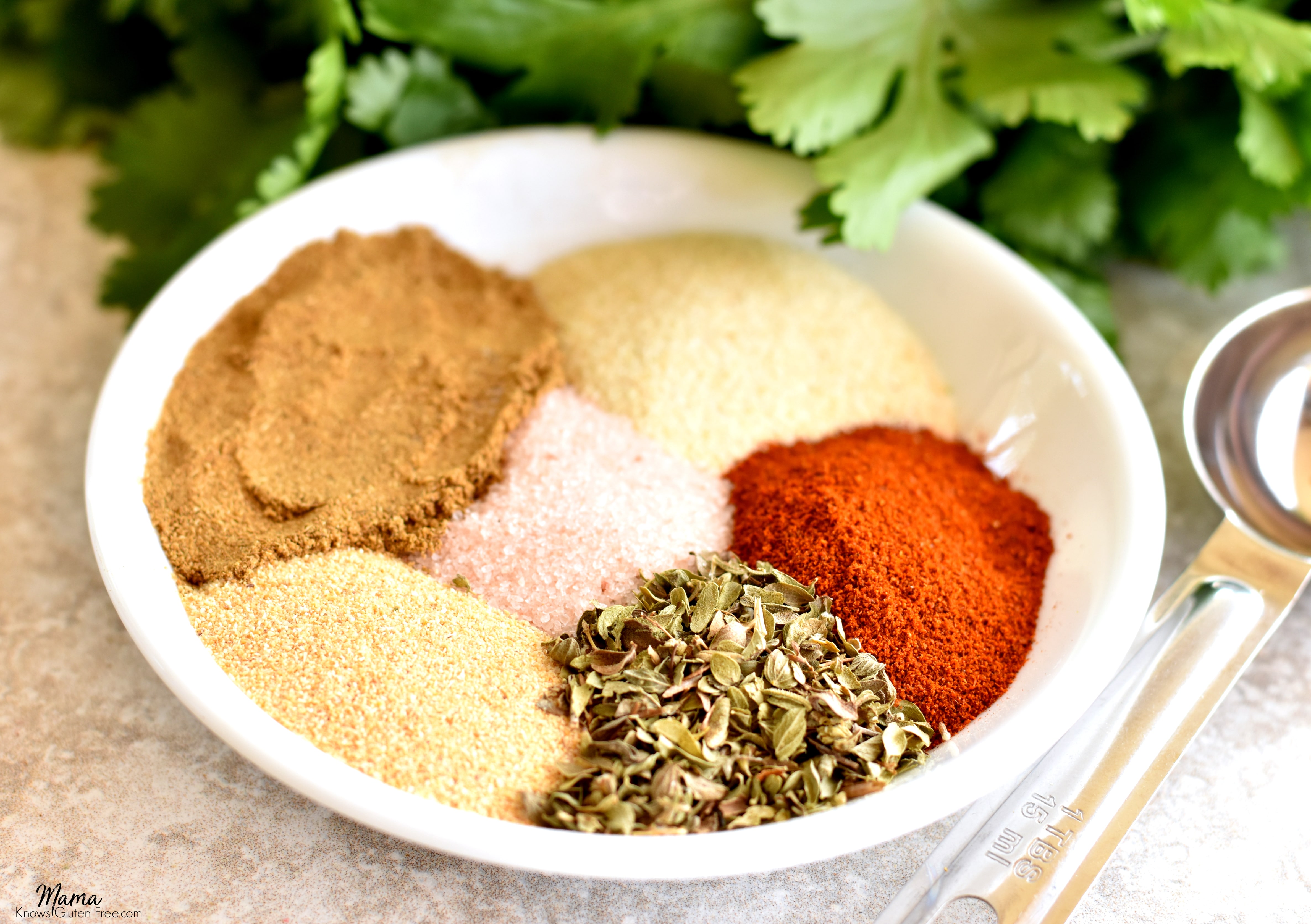 bowl of seasoning to make homemade taco seasoning