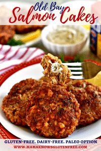 Gluten-Free Salmon Cakes With Dill Sauce - Mama Knows Gluten Free