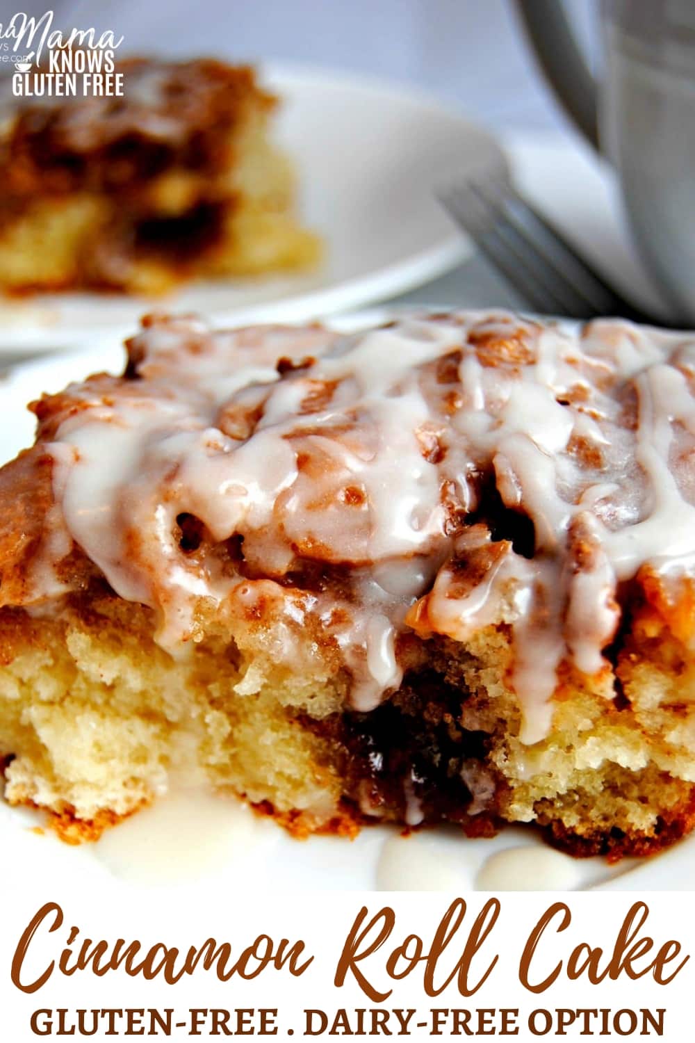 gluten-free cinnamon roll cake Pintertest pin 4