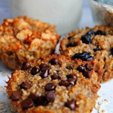 Baked Oatmeal Cups 3 Ways | www.mamaknowsglutenfree.com