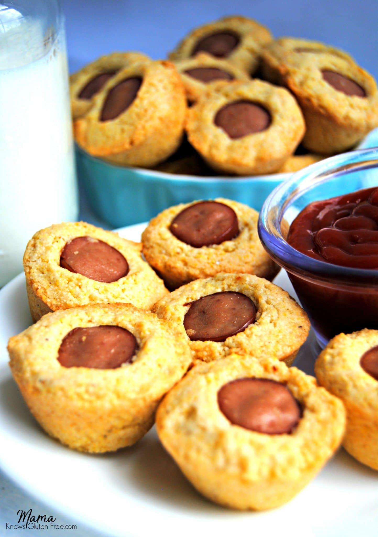 Gluten-Free Corn Dog Bites |www.mamaknowsglutenfree.com