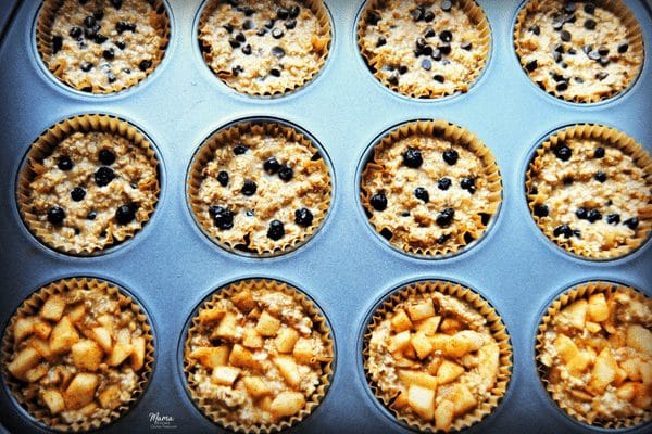 gluten-free baked oatmeal cups 3 ways