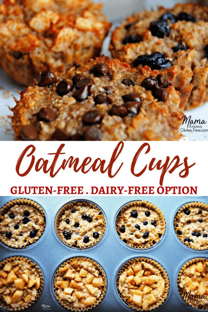 Gluten-Free Baked Oatmeal Cups 3 Ways