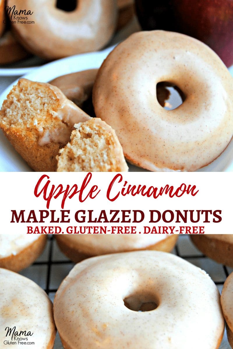 gluten-free apple cinnamon donuts