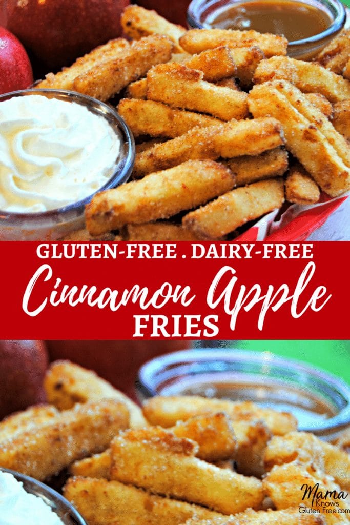 gluten-free cinnamon apple fries