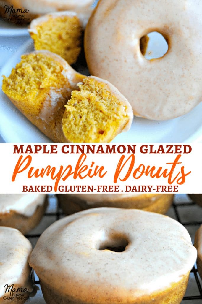 gluten-free baked pumpkin donuts
