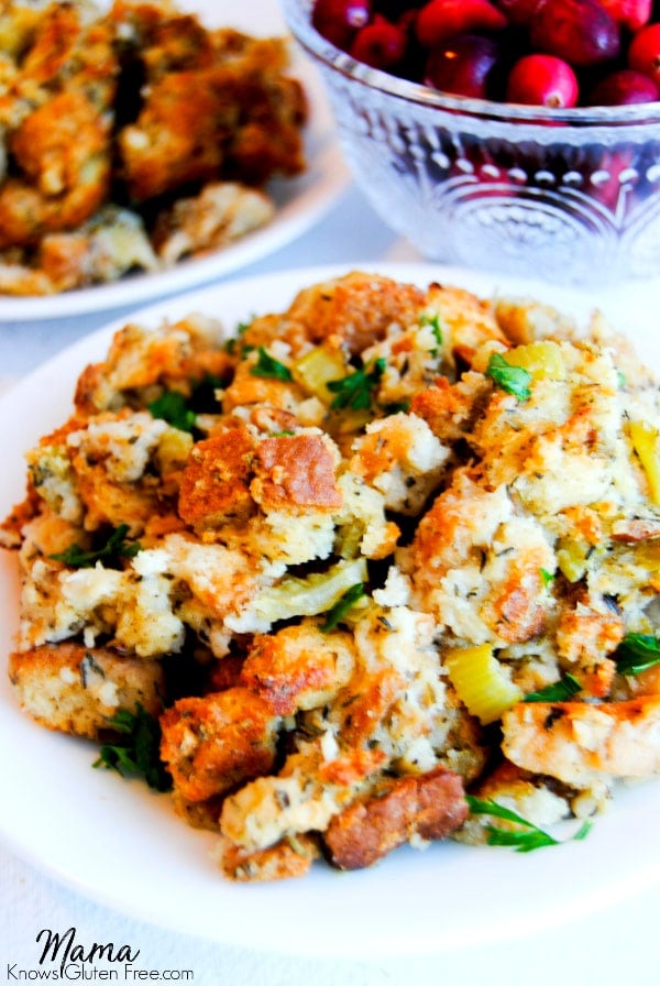 Easy GlutenFree Stuffing {DairyFree} Mama Knows Gluten Free