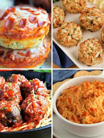 gluten-free appetizer recipe photo collage