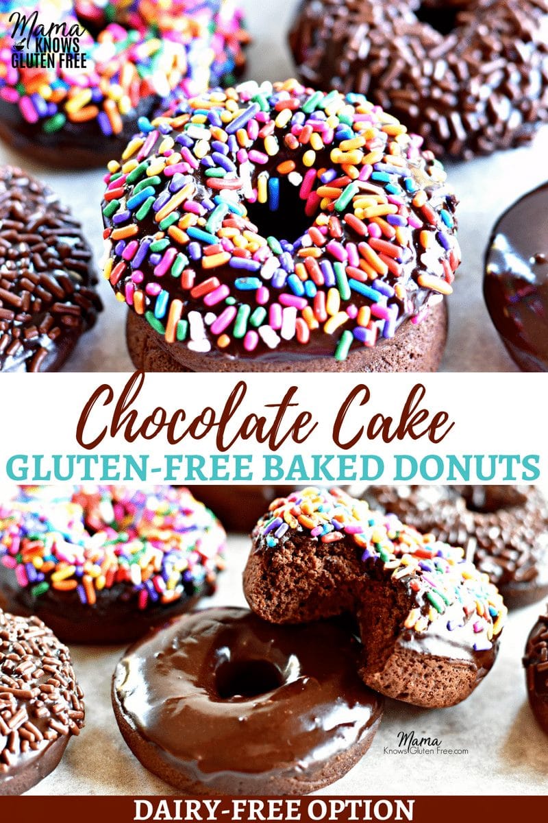 gluten-free chocolate cake donuts
