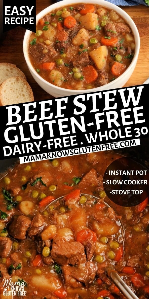 Easy Beef Stew {GlutenFree, DairyFree} Mama Knows Gluten Free