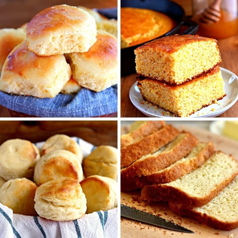 gluten-free bread recipes photo collage