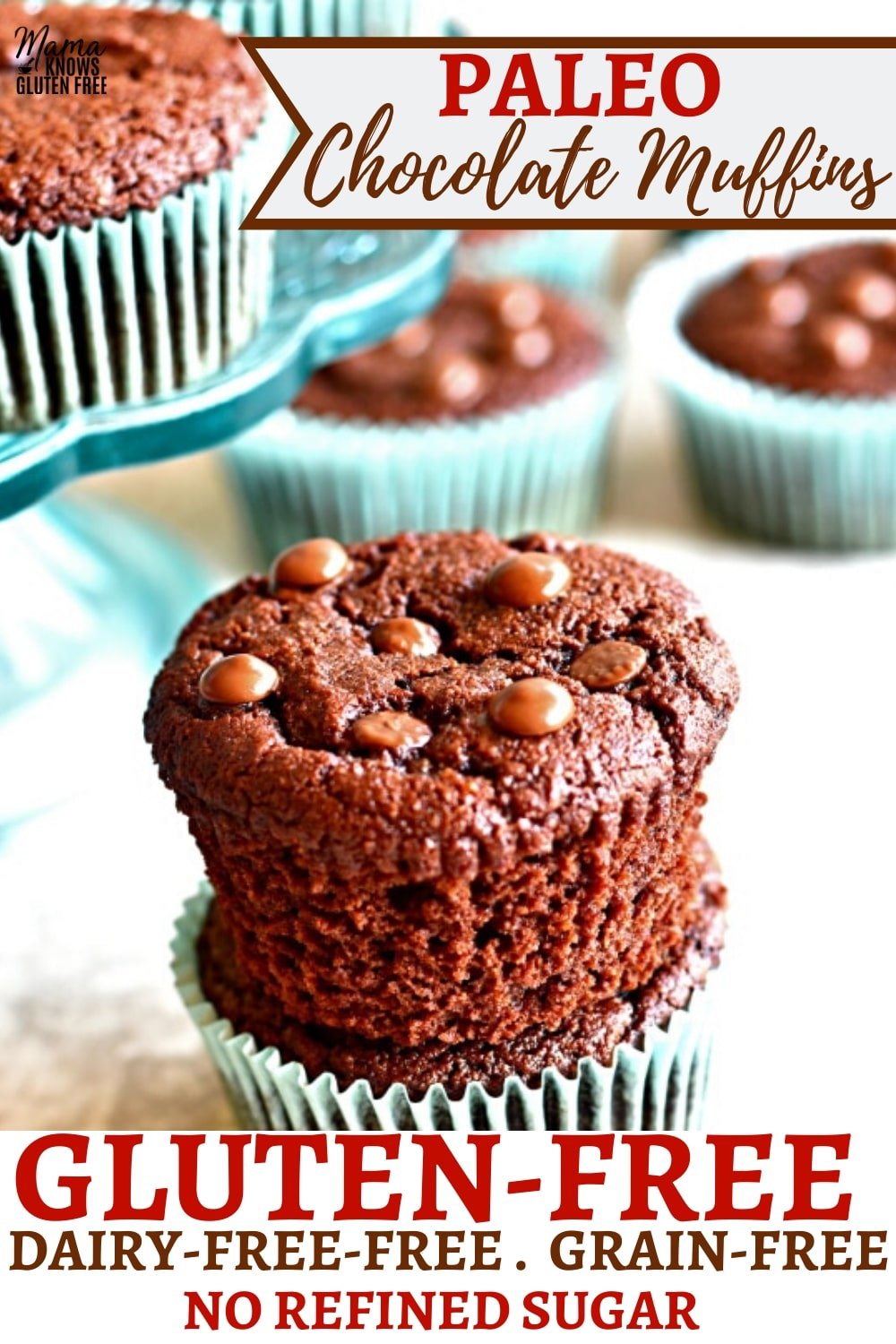 Paleo Chocolate Muffins Pinterst pin2