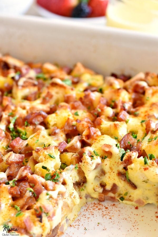 Eggs Benedict Casserole Gluten-Free, Dairy-Free Option - Mama Knows