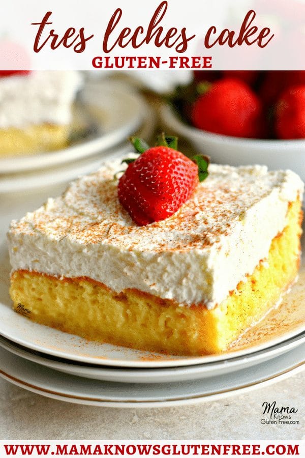 Gluten-Free Tres Leche Cake Pinterest pin 3