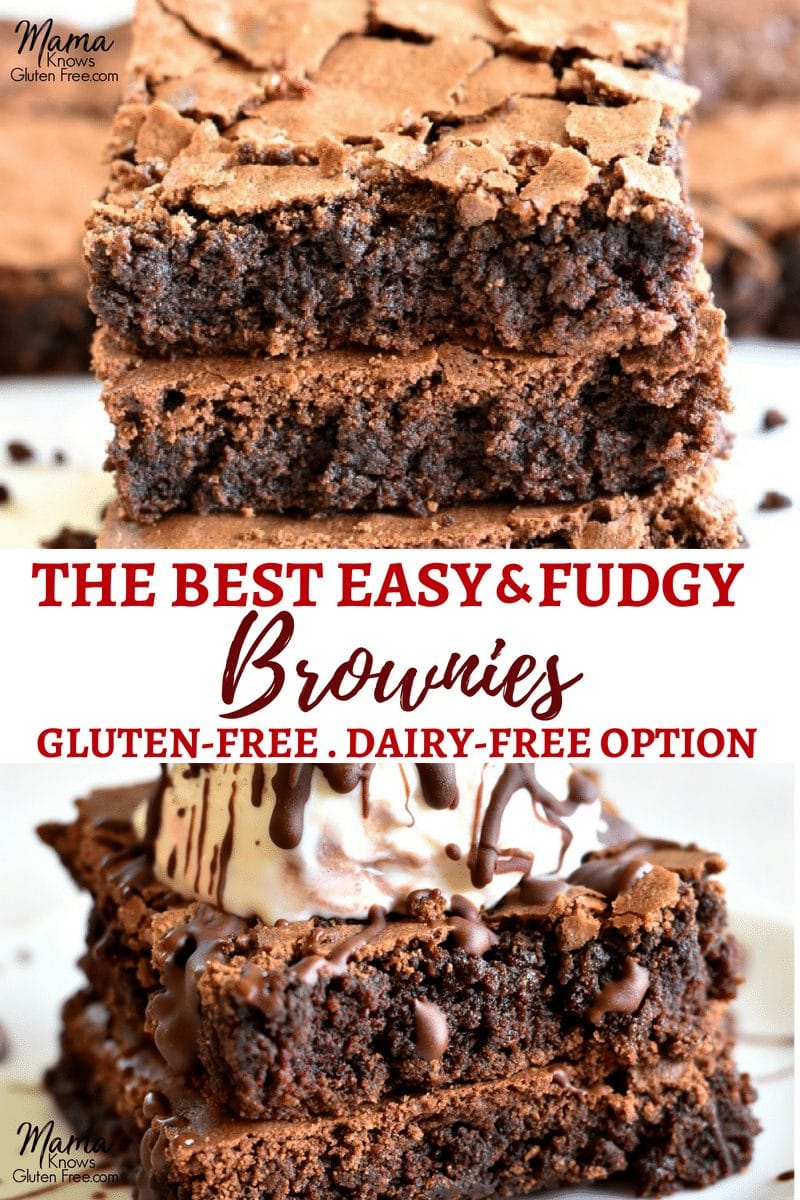 Easy GlutenFree Brownies {DairyFree Option} Mama Knows Gluten Free