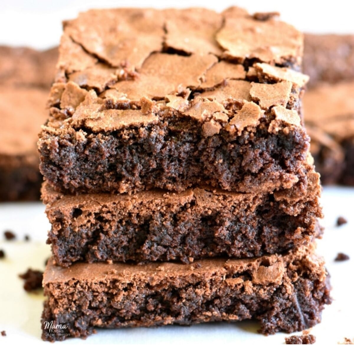 Easy Gluten Free Brownies Dairy Free Option Mama Knows Gluten Free