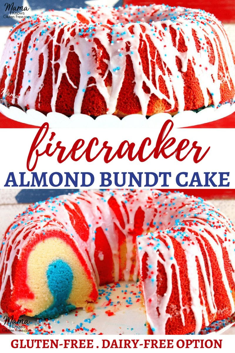 gluten-free firecracker almond bundt cake