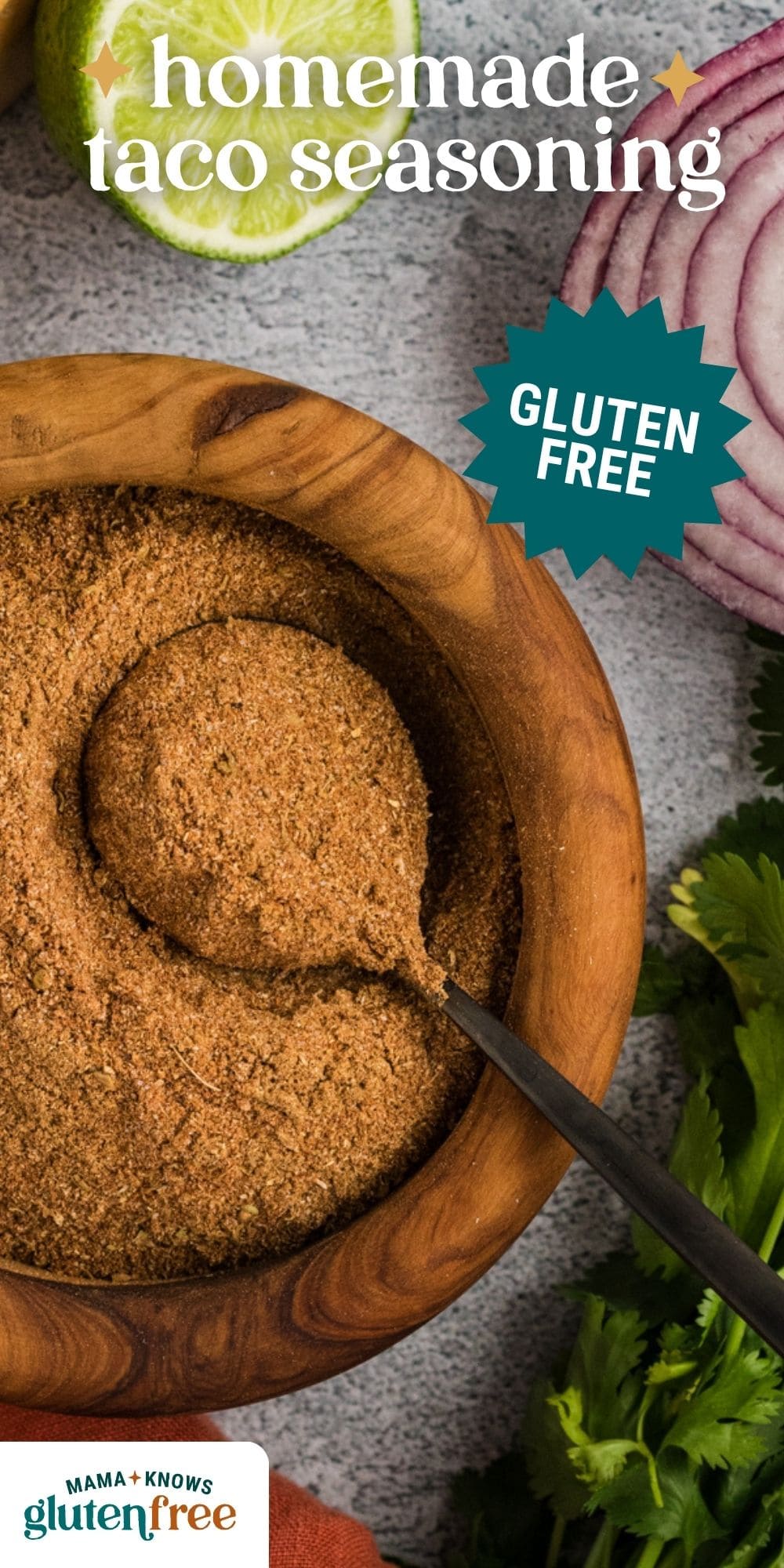 homemade taco seasoning pin image
