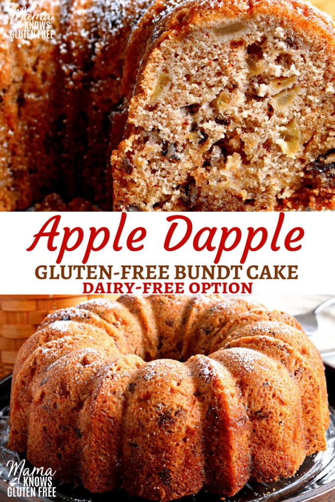 gluten-free apple dapple bundt cake