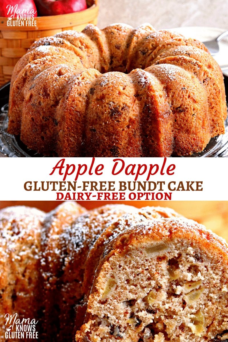 gluten-free apple dapple bundt cake