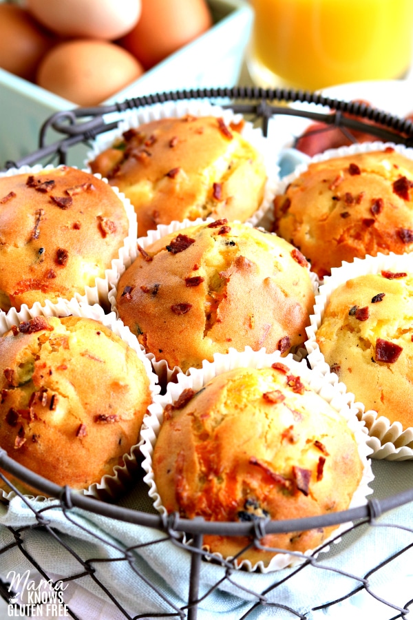 Gluten-Free Bacon, Egg and Cheese Muffins