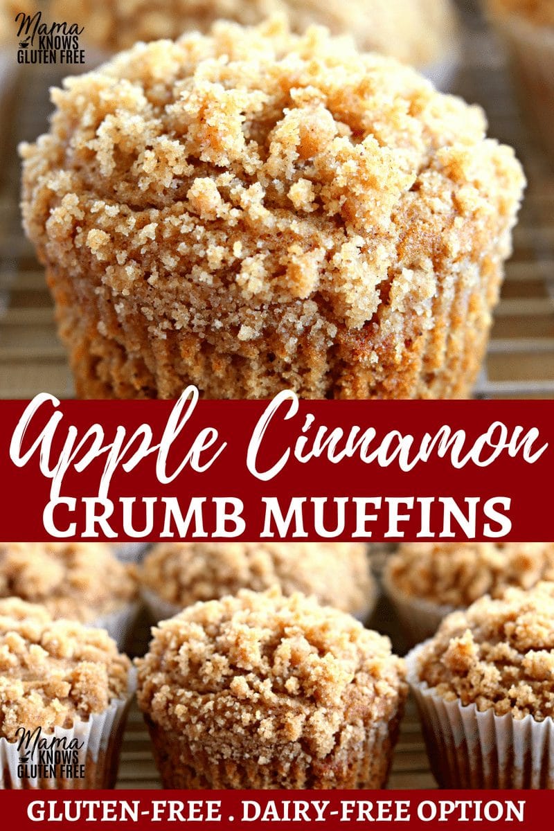 Easy Apple Cinnamon Crumble Muffins