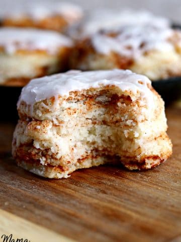 gluten-free cinnamon roll biscuits
