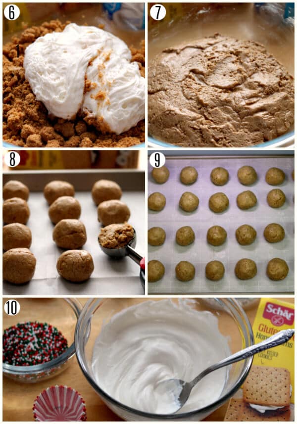 Gluten-Free White Chocolate Gingerbread Truffles recipe steps 6-10