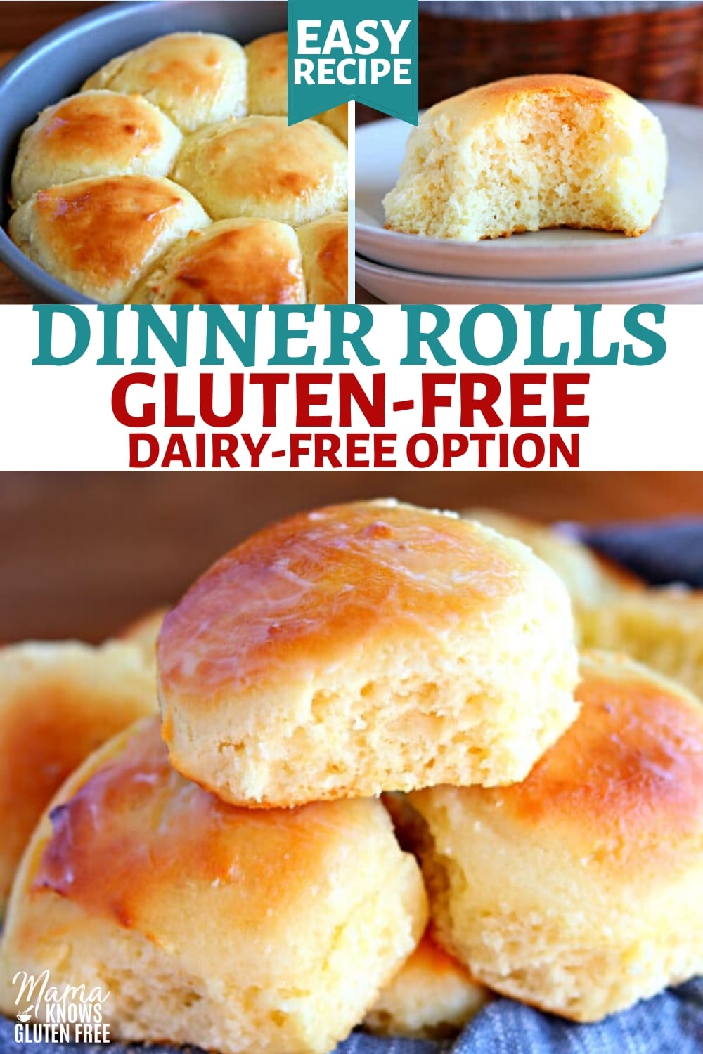Gluten-Free Dinner Rolls Dairy-Free Option - Mama Knows Gluten Free