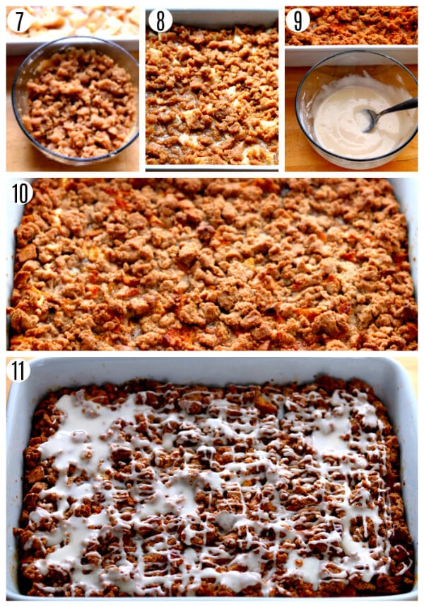 gluten-free french toast casserole recipe steps 7-11