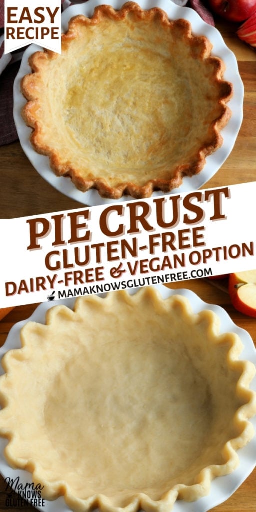 gluten-free pie crust Pinterest pin n2