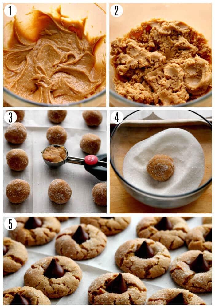 Gluten-Free Peanut Butter Blossoms {Dairy-Free Option} - Mama Knows ...