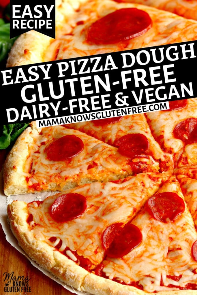 Gluten Free Pizza Crust Dairy Free Vegan Mama Knows Gluten Free