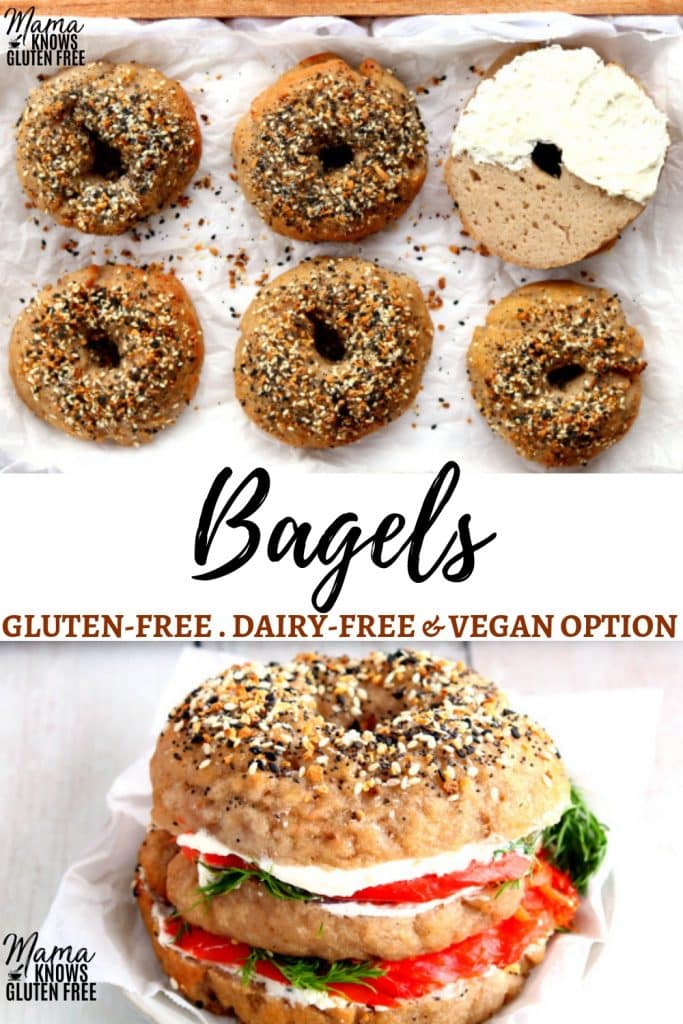 gluten-free bagels Pinterest pin 1a