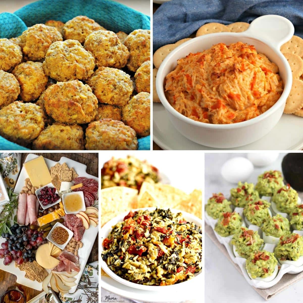 gluten-free appetizer recipes for Easter photo collage