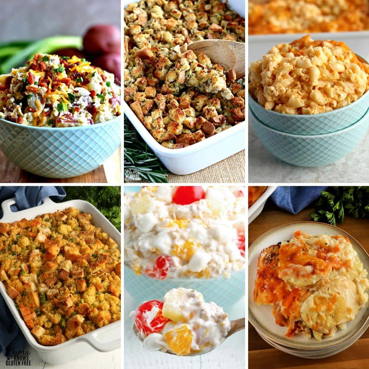 gluten-free Easter sides recipes photo collage