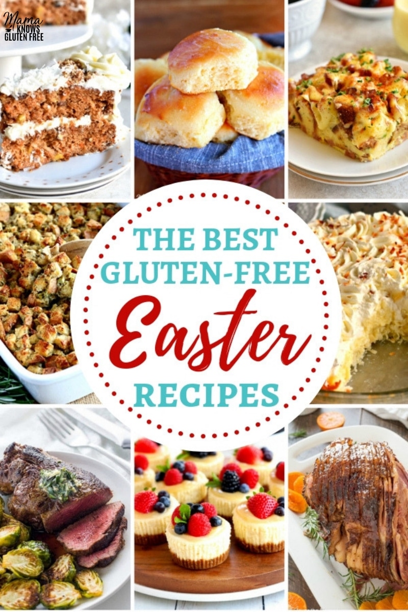 gluten-free Easter recipes Pinterest pin