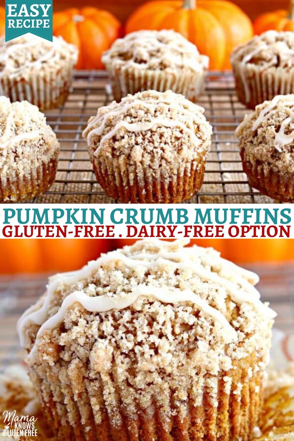 gluten-free pumpkin muffins Pinterest pin 2