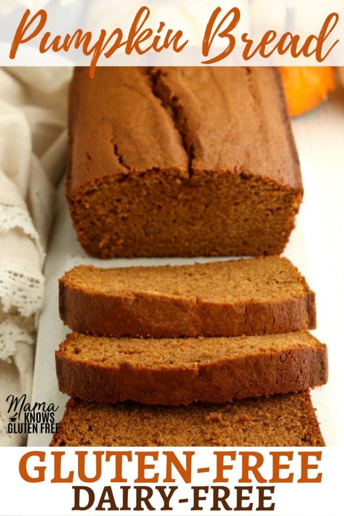 gluten-free pumpkin bread Pinterest pin 1B