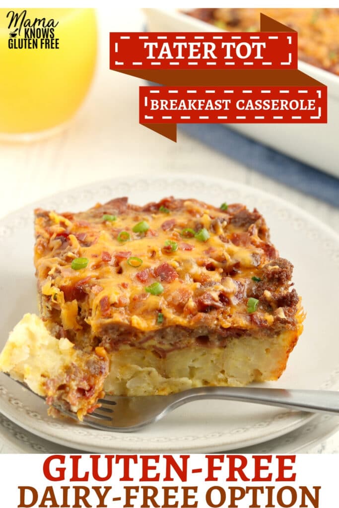 gluten-free breakfast casserole Pinterest pin b