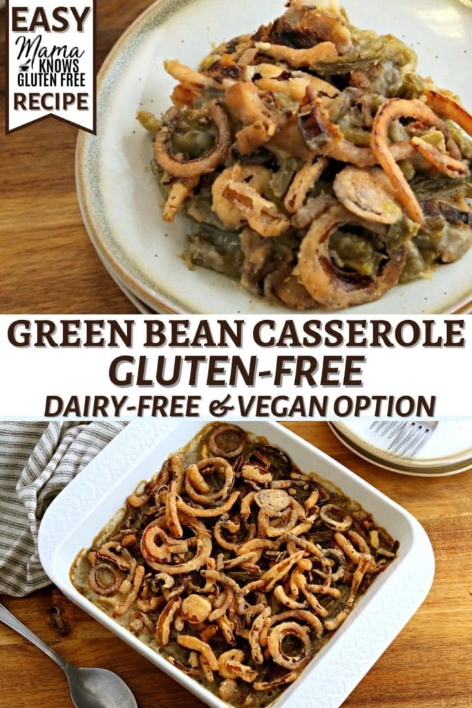 gluten-free green bean casserole Pinterest pin3