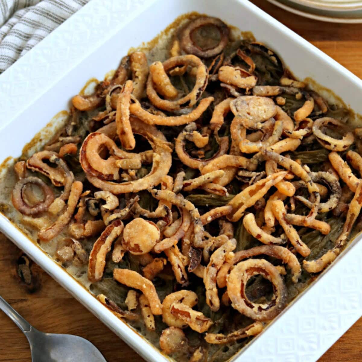 Gluten Free Green Bean Casserole Dairy Free Option Mama Knows Gluten Free