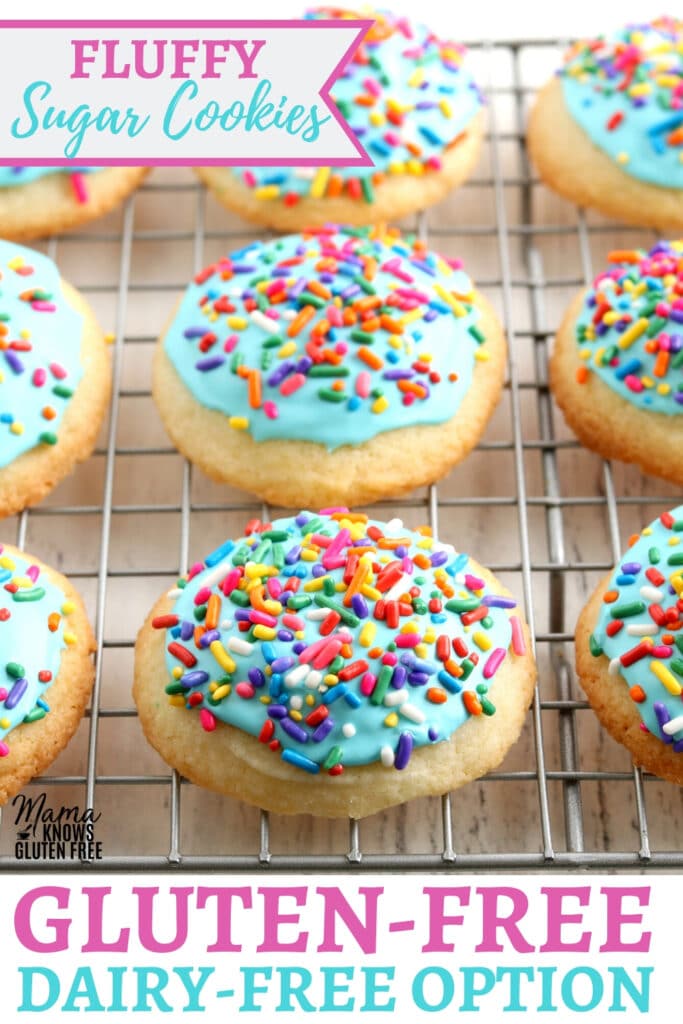 gluten-free sugar cookies Pinterest pin