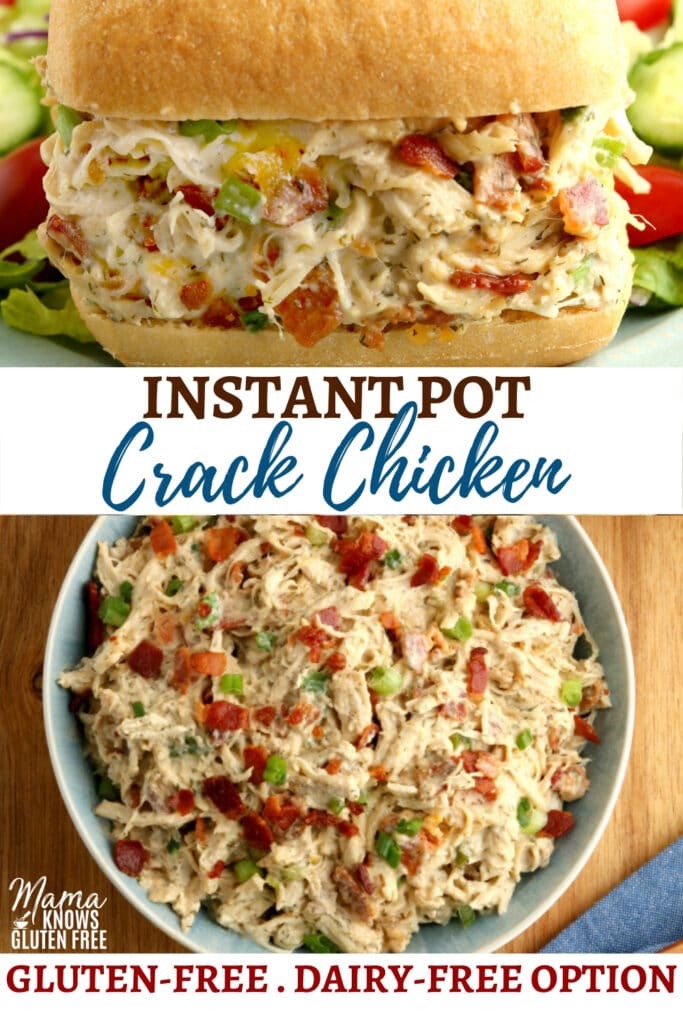 Instant Pot Crack Chicken Pinterest Pin