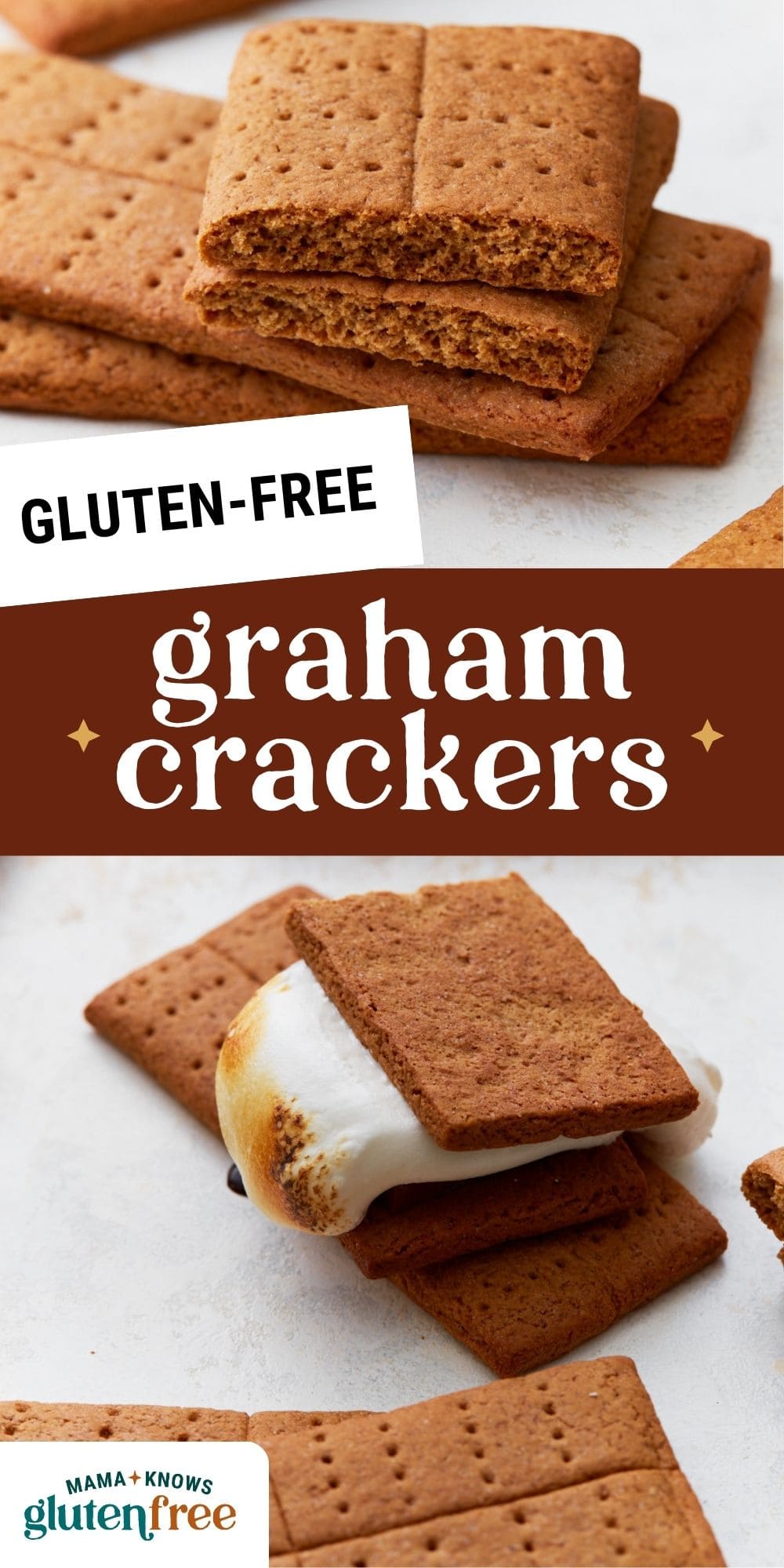 gluten free graham crackers pin image